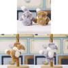 Plush Wolf Keychain With Polyester Fiber Filling For Kids And Adults