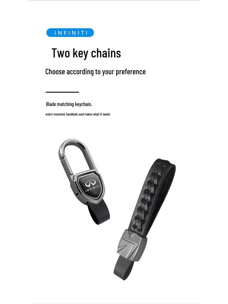 Premium Infiniti QX50/Q50L/QX60 Women's Key Case with Decorative Buckle for 2022 Model