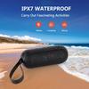 Waterproof Bluetooth-compatible 5.0 Speaker With RGBs Light Effects Portable Outdoor Wireless Speaker Long Playtimes Plastic Housing