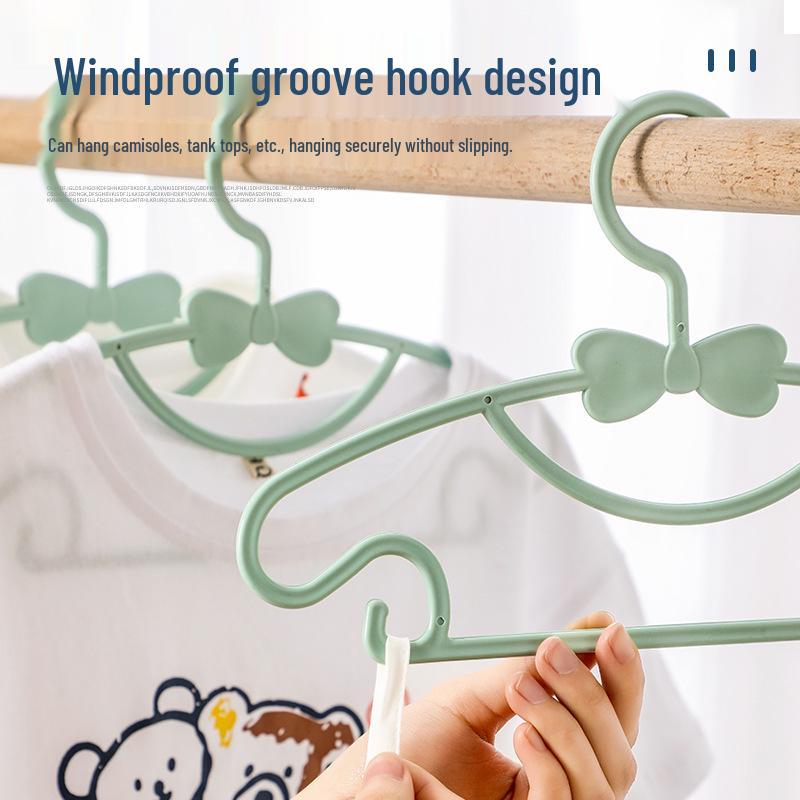 Thickened Plastic Clothes Hanger for Infants, Toddlers, and Kids