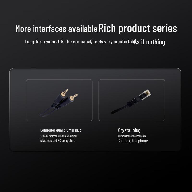 Yijiatong Single-Ear Call Center Headset (CN version)