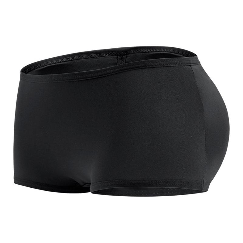 Chiloți cu push-up pentru femei cu pernițe detașabile pentru posterior Ridicare fesă Chilot modelator pentru șolduri Lenjerie modelatoare L negru