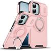 Or OPPO A6 Case Oppo A6X Cover OPPO A6s A6K A6 X 5G 4G Magnetic Ring Armor Slide Camera Lens Case Magsafe Wireless Charge Cover