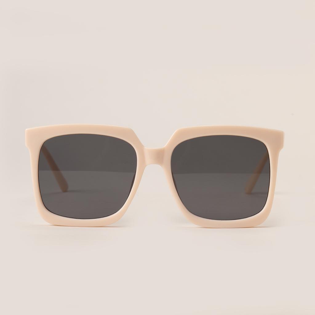 Ochelari 3555 Ochelari de soare pătrați cu ramă mare, culoarea carapacei de broască țestoasă, bej, pentru femei, ochelari de soare pentru bărbați