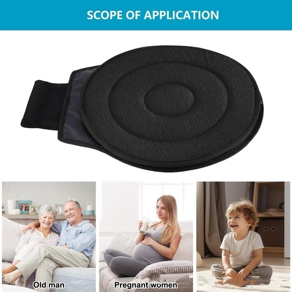 360 Degree Rotating Auto Mounted Seat Cushions Breathable Movable Seat Cushions Car Seat Pad