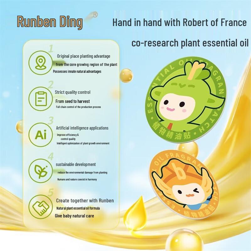 Runben Dingding Cartoon Essential Oil Patches