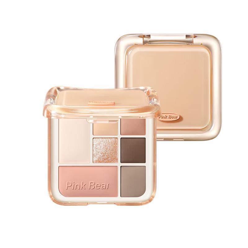 Pink Bear 7-Color Eyeshadow & Comprehensive Eye Palette