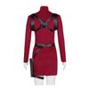 Female Resident 4 Ada Wong Cosplay Costume Dress Belt Outfits Fantasia Halloween Carnival Disguise Suit For Adult Women Girls