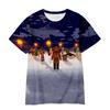 2026 Cross-border Amazon Short Sleeve Cartoon Minecraft 3D Digital Printing Crew Neck Loose Short Sleeve T-Shirt Factory