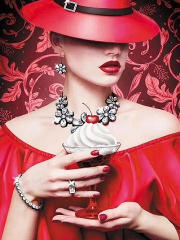 

Diy 5D алмазная живопись сексуальная женщина полная квадратная круглая дрель горный хрусталь вышивка модная девушка мозаика наборы для вышивки крестом Настенный декор AA4669 Round drill 30x40cm синий