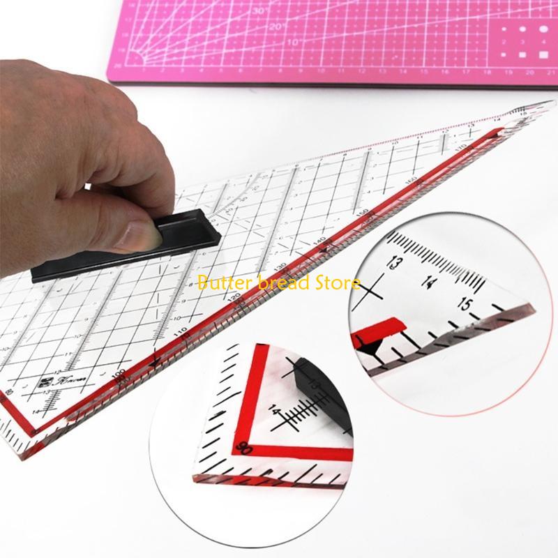 W89C Isosceles Triangle-shaped Stencil Handy Drafting Tool for Architector Cartoonist