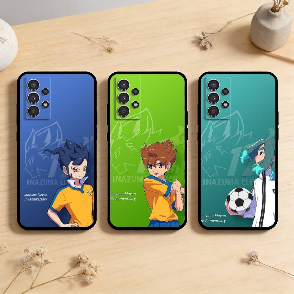 AAA I-Inazuma ElevenS Anime Phone Case For Samsung Galaxy A73,A72,A71,A70,A53,A52,A51,Others Soft Black Cover