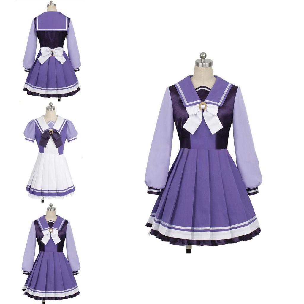 Costume de Cosplay de Haute Qualité en Coton Jeu Pretty Derby Mary Jane Avec Accessoires Détaillés