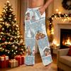 Men's Casual Pajama Pants with Christmas Print for Winter Holiday Lounging