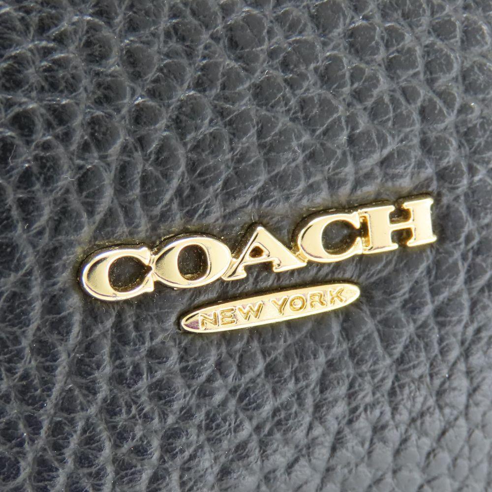 Borsa COACH usata Blake Flap Carryall F32106 pelle nera Spalla