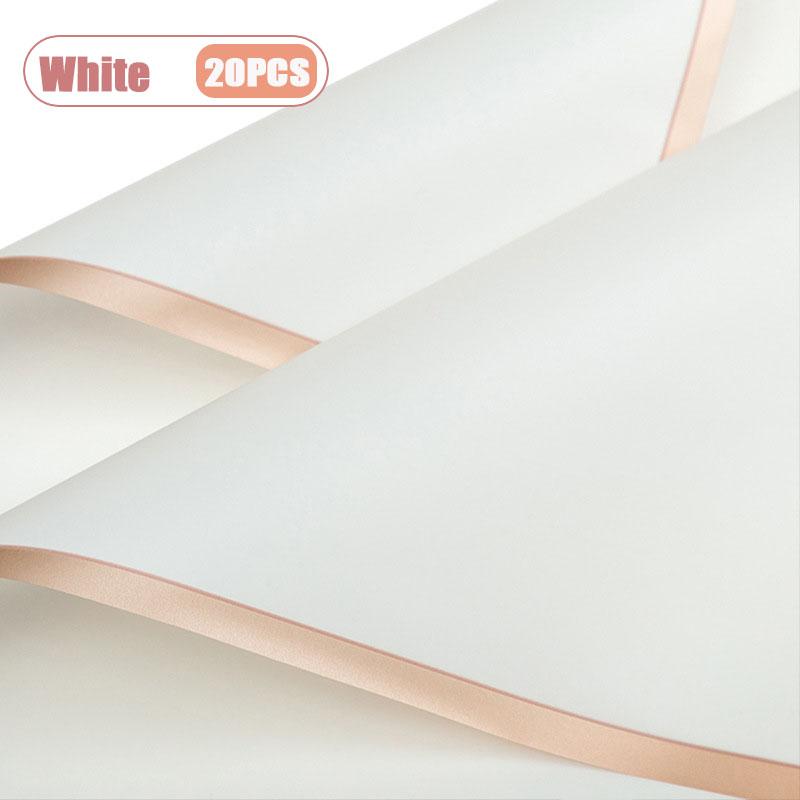 Waterproof Floral Wrapping Paper Double Sided Flower Bouquet Wrap for Wedding Birthday Party Decoration Floral Supplies