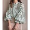 Spring Autumn Winter Long Sleeve Loose Double Sided Bottom Shirt Lace Top Shirt Blouses & Shirts