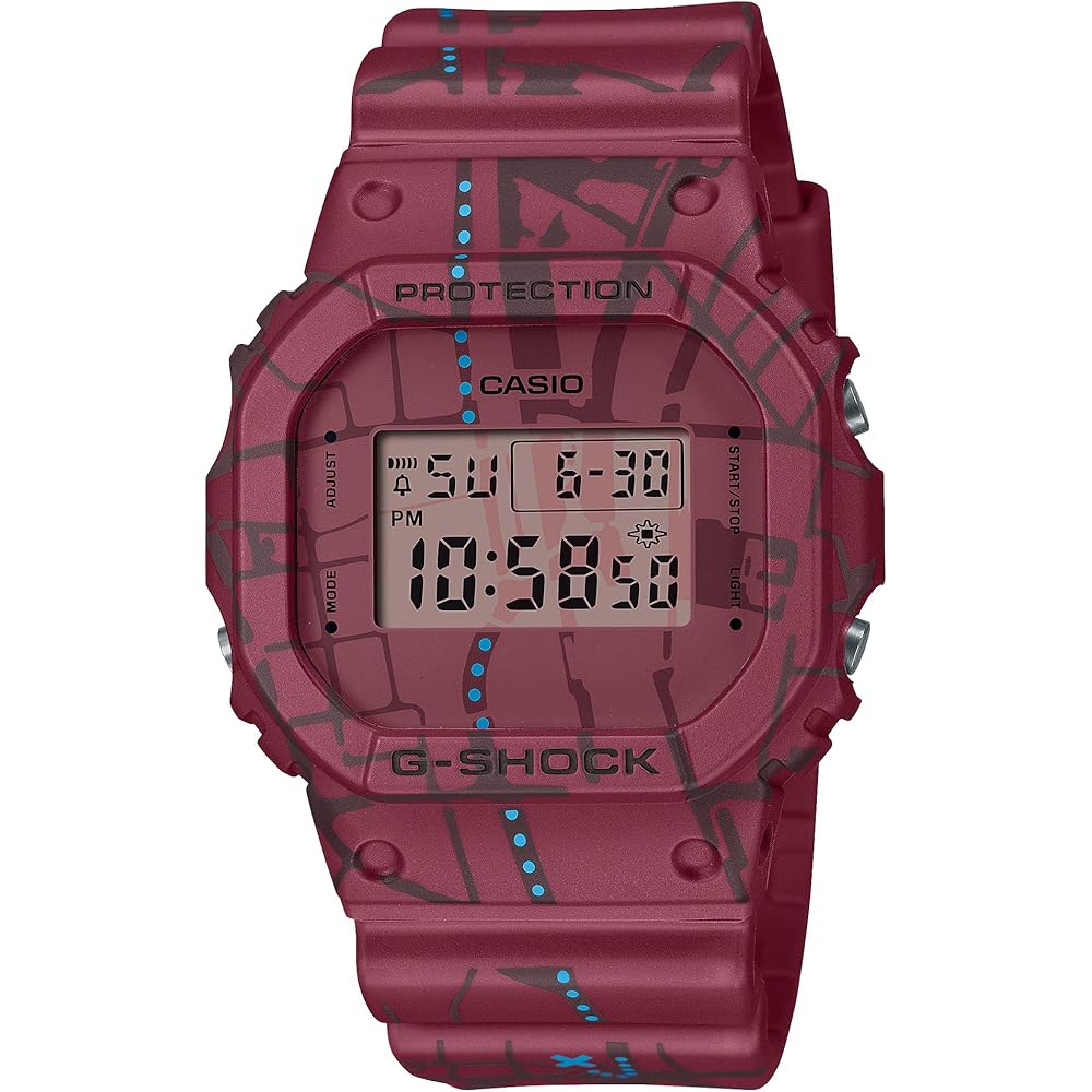 G-SHOCK DW-5600SBY-4JR Men s Watch Red Treasure Hunt Series Water Resistant Digital Timepiece