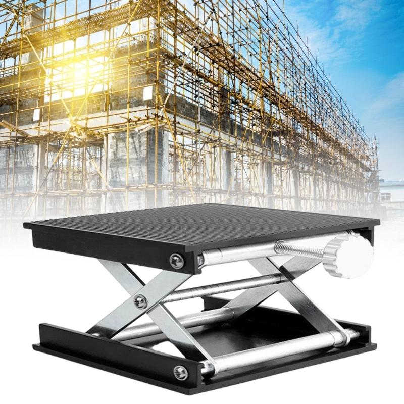 Lift Table Lab Plate Jacks Scissor Stand Platform Router Workbenches Table Woodworking Lift Laboratory Tool