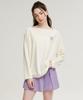 Leijibi [Set] Cotton Candy String Women'S Rash Guard + Wrap Skirt Culottes Coconut