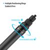 Carbon Fiber Selfie Stick Adjustable Extension Pole with 1 4 Inch Screw Replacement for One X  One X2  One R Panoramic