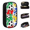 Football Soccer Patten Pencil Cases Fashion Pen Holder Bag for Student Big Capacity Office Gifts Pencilcases