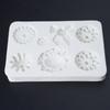 3D Jewelry Shape Silicone Rubber Flexible Food Safe Mould Clay Resin Ceramics Candy Fondant Candy Chocolate Soap Mould