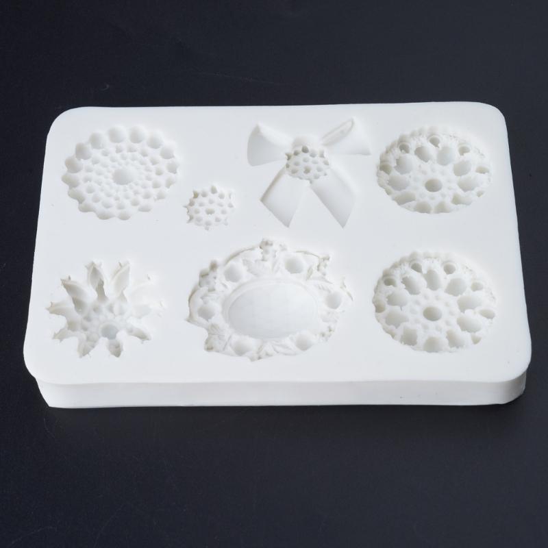 3D Jewelry Shape Silicone Rubber Flexible Food Safe Mould Clay Resin Ceramics Candy Fondant Candy Chocolate Soap Mould