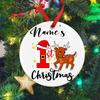 Custom Name Baby Ornament Personalized Infant Keepsake Gift Xmas Party Decrto Decoration Photo Prop Baby Photography Accessories