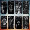 Gotisches Cyber-Sigil-Kreuz Handyhülle Für iPhone 17,16,15,14,13,12,11 Plus,Pro,Max,XS Silikon Weiche Hülle