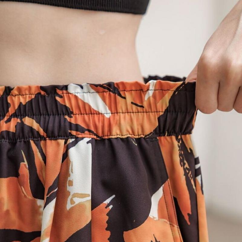 L Affair Women Water Leaf 5 Length Summer Pants wLkeakp0200 wL