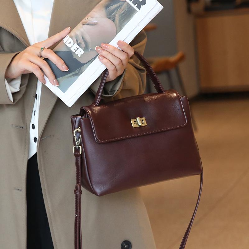 

2024 Модная женская сумка-кроссбоди из коровьей кожи