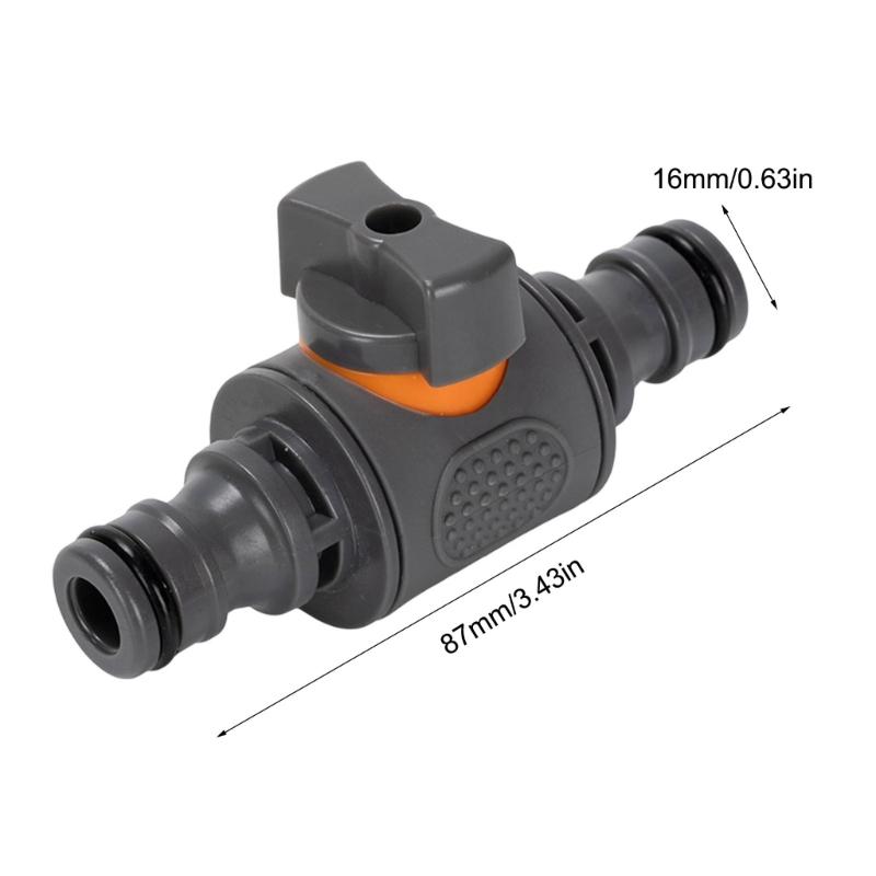 Garden Hose Shut Off Coupler Quick Connection Coupler with Shut Off Valved Garden Hose Coupler Hose Connector Pipe Joiner