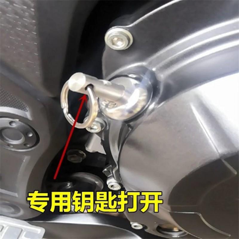 Stainless Steel Anti-Theft Oil Cap Dipstick BMW G310GS G310R Motorcycle Maintenance Upgrade