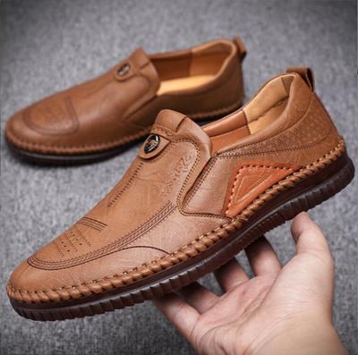 High Quality Genuine Leather Mens Shoes Free Shipping Autumn Casual Men Sports Men's Loafers 2024 New Moccasin Elegant Dress Man