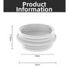 Adapter for Air Conditioning Exhaust Hose Connection Interface In For 130 Mm/150 Mm Sizes with Enhanced Airflow and Compact Form