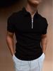 Men's Slim-Fit Polo Shirt: Trendy, High-End Summer Casual Short-Sleeve Top