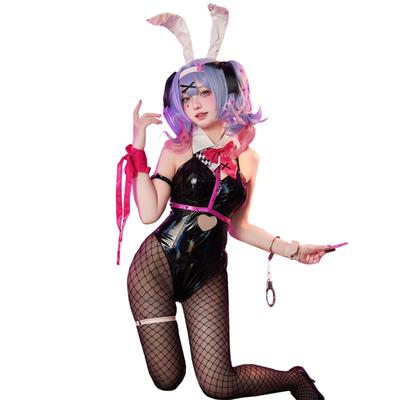 Hatsune Miku Cosplay Halloween Bunny Girl Rabbit Hole with Wig [milky Time]