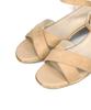 Oriental Traffic Sandals with Chunky Adjustable Comfortable To Walk and Secure Vivid Feminine Square Metallic One Sizes Women's Heels, Straps, In,