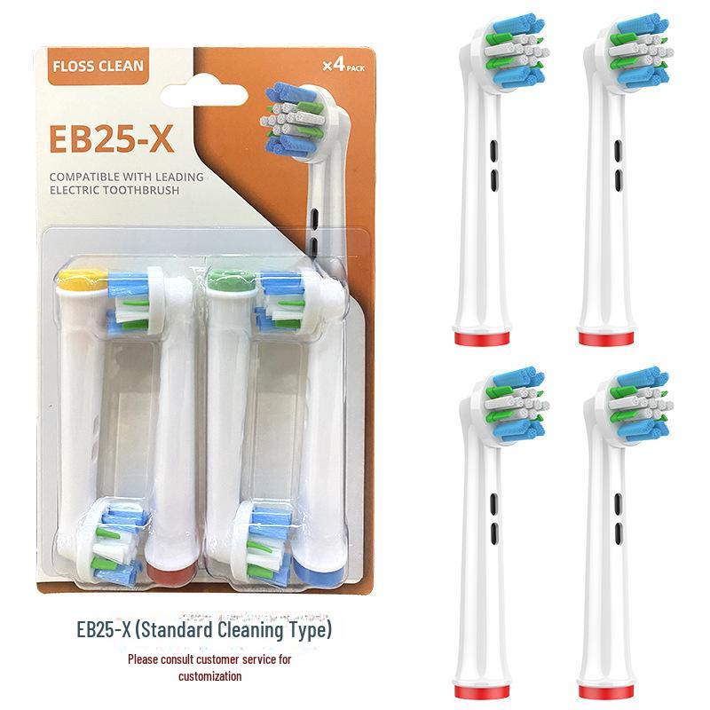 Совместимые сменные насадки для электрической зубной щетки Oral-B: D100/3709, Круглая головка, D12/D16.