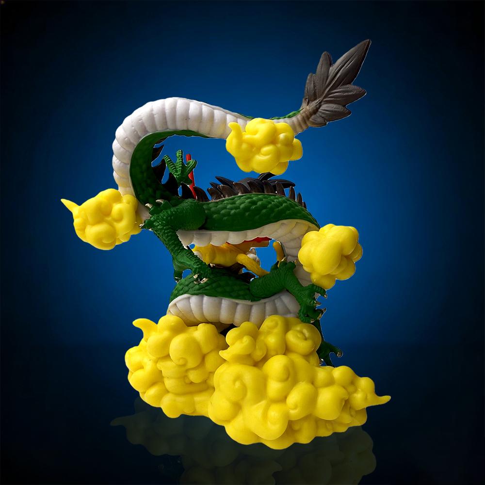 Figura de Anime Dragon Ball de 15 cm Goku y Figura de Dragón Figuras de Acción de PVC Modelo de Colección Juguetes Regalos