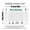 36x24 Inch Giant Word Search Poster Fun Interactive Thanksgiving Chrismas Activity Party Games Supplies for Adults Kids Family