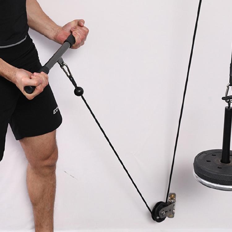 Gym Cable Pulley Wheel Wall Mounted Fixed Pulley Heavy Duty Swivels Mute Pulley