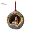 Christmas Animal Ornament Cartoon Forest Animal Hanging Decoration 2D Flat Acrylic Pendant for Christmas Tree Decor