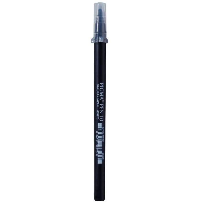 Stylo - SAKURA - PIGMA PEN 10 - Pointe 0,7 mm - Encre noire permanente - Mixte adulte/enfant