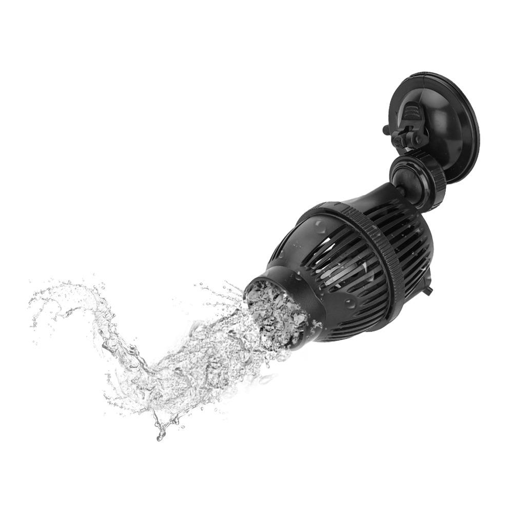Dual Outlet Aquarium Wave Maker Suction Cup Mount Submersible Powerhead Pump Freshwater Aquariums