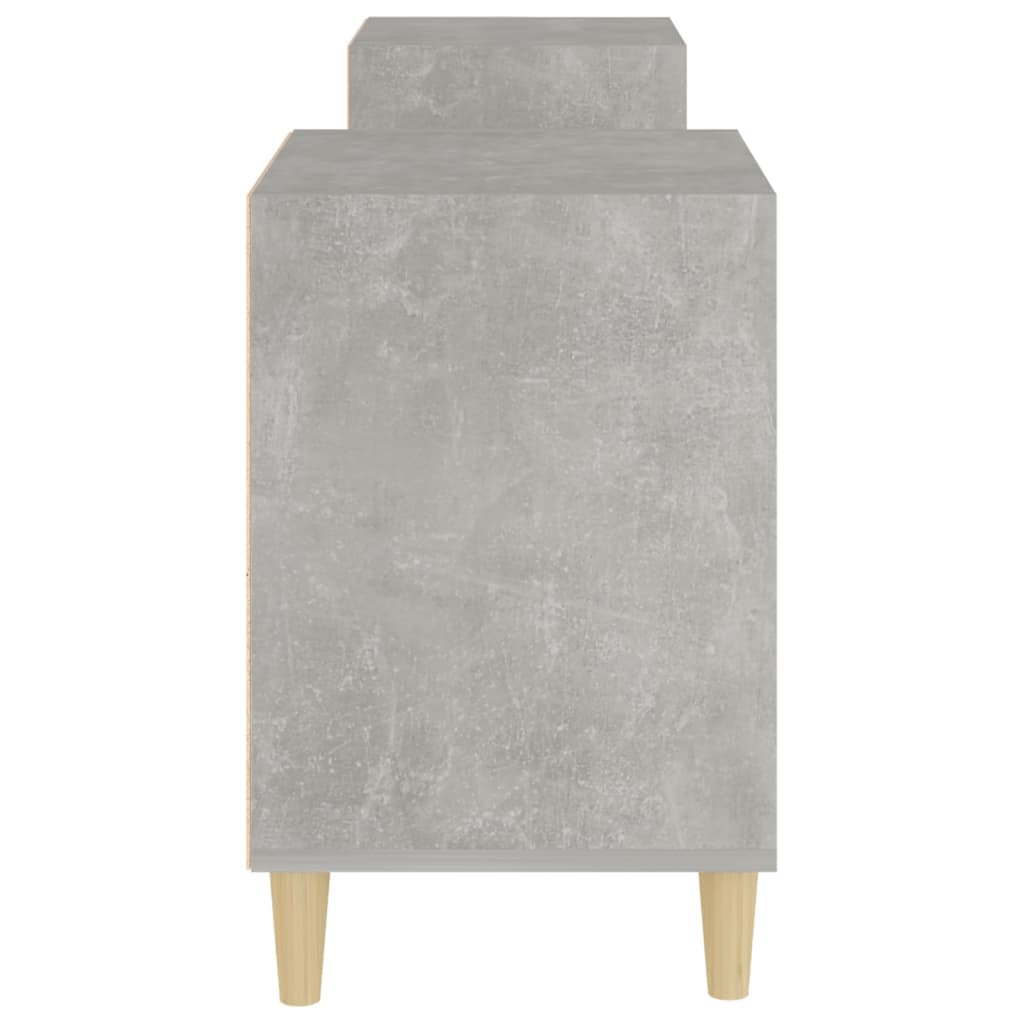 TV Cabinet Concrete Grey 160 x 35 x 55 cm Particleboard
