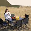 Outdoor Folding Long Table Portable Storage Universal Camping Space Saving Desk Easy To Install with Net Sturdy and Stable Table