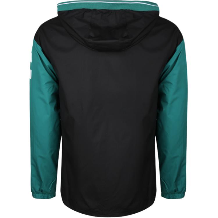 Adidas Colorblock Zip-Up Sportjacke Herren Oberbekleidung Schwarz Grün DW8098