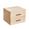 Wooden Essential Oil Container with Dual-layer Drawer and 60 Grids, Perfect for Displaying and Storing Essential Oils
